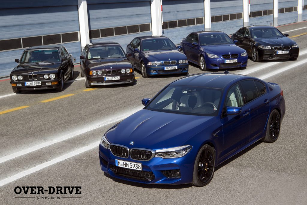 ב.מ.וו M5 דורות