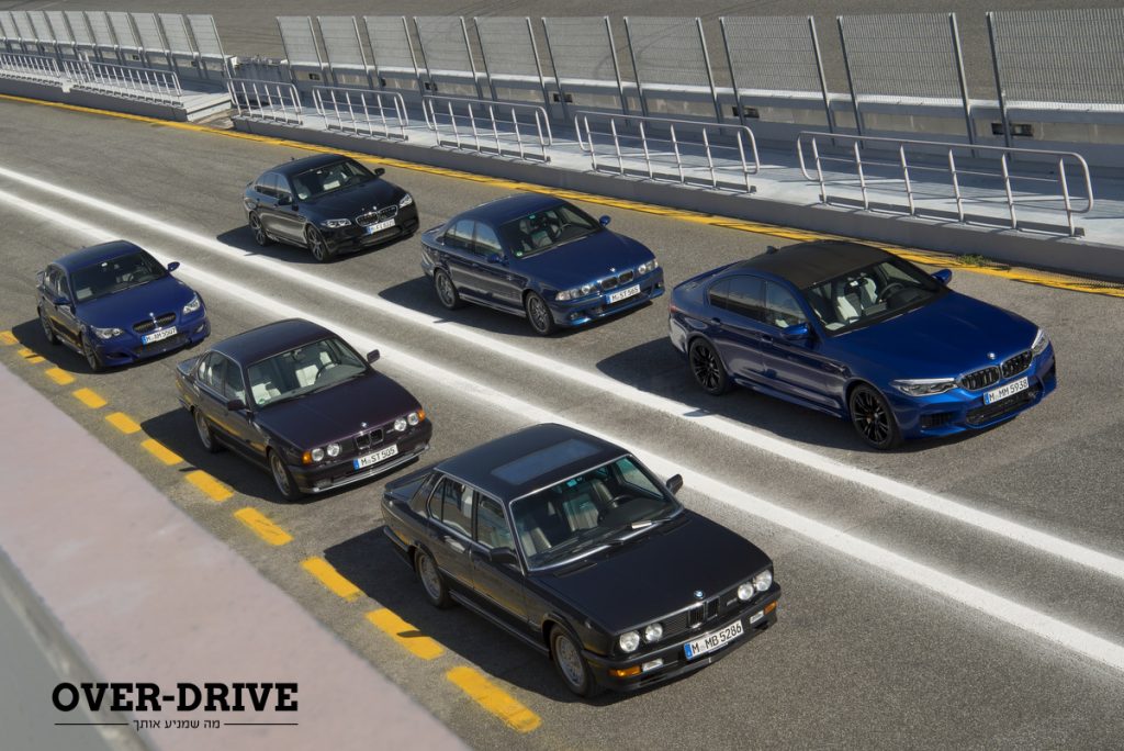 ב.מ.וו M5 דורות