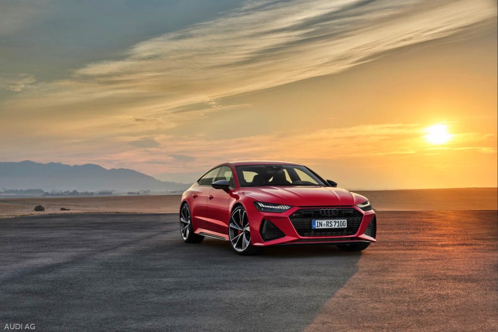 אודי RS7 חדשה. עם 591 כ"ס!