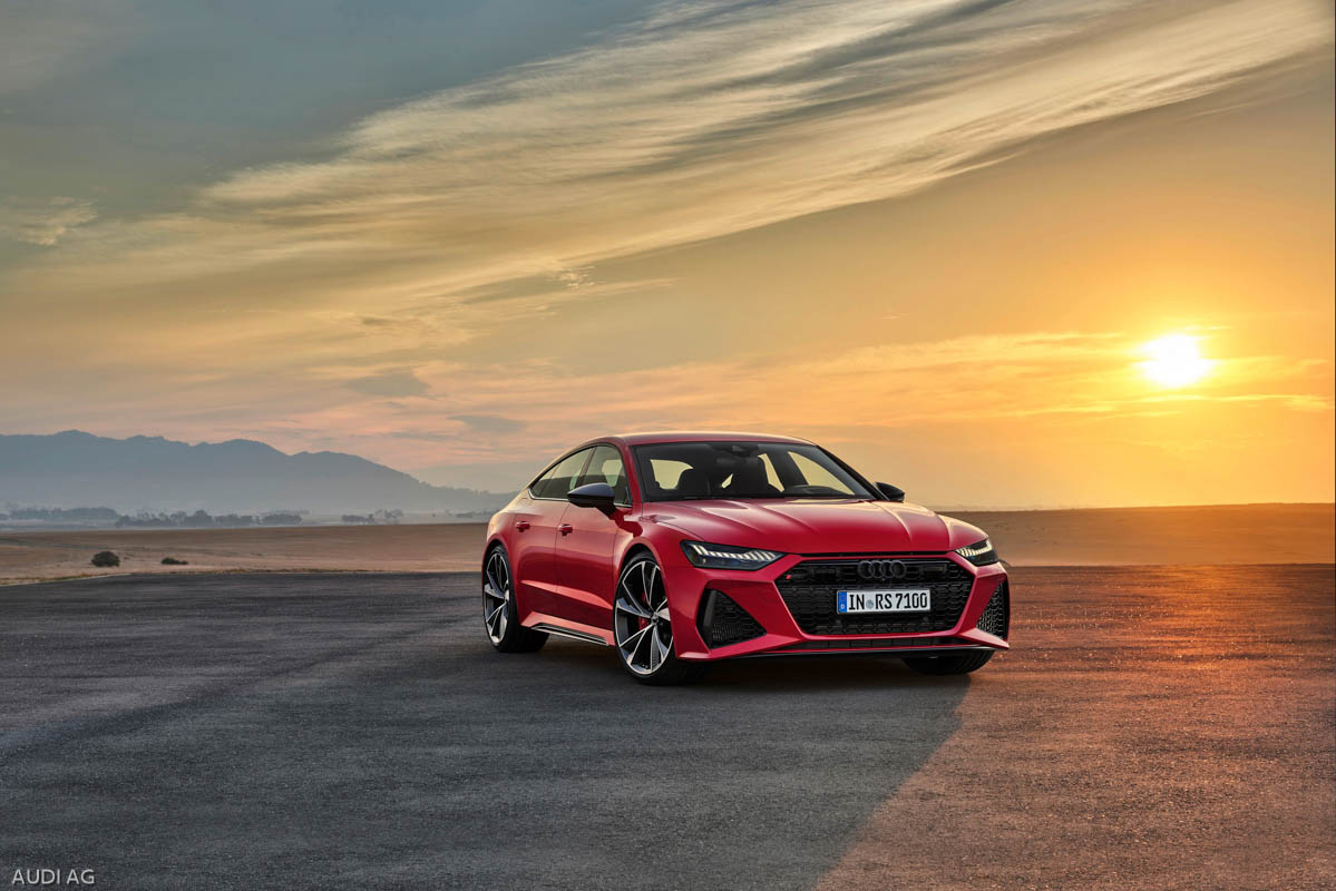 אודי RS7 חדשה. עם 591 כ"ס!