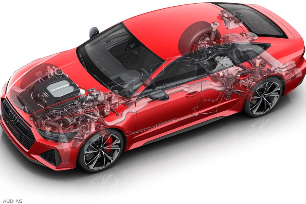 אודי RS7 חדשה. עם 591 כ"ס!